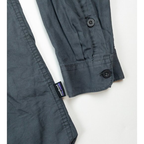 Patagonia Long Sleeve Pima Cotton Shirt Men's XL Gray Outdoor Button-Up 53838 - Picture 6 of 15